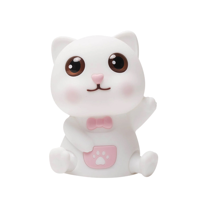 Nimbo Нощна лампа Silicone Cat, PAT, colorful, USB /бяла/