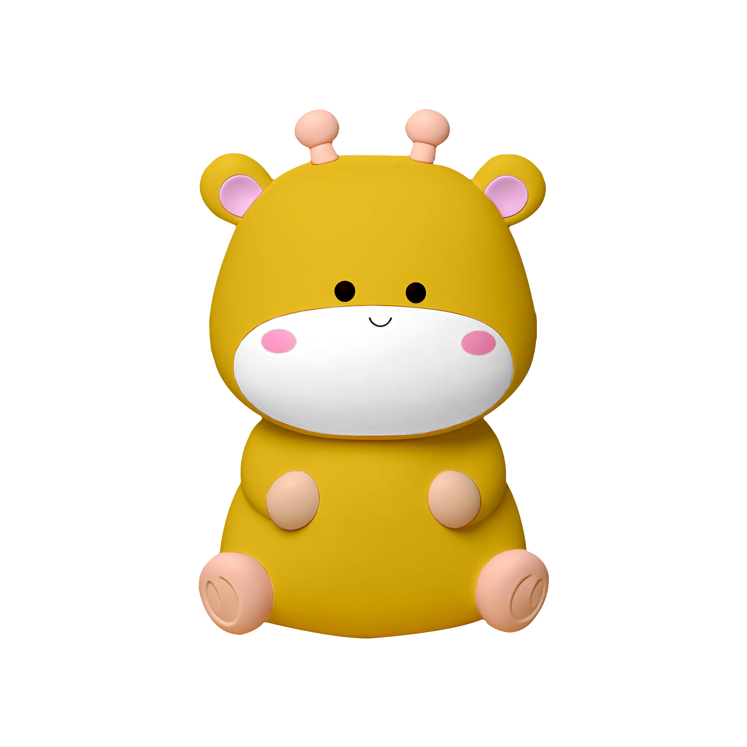 Nimbo Нощна лампа Silicone Deer, PAT, 2-whites, USB, timer /жълта/