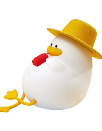 Nimbo Нощна лампа Silicone Drinking duck, PAT, colorful, USB, timer /бяла/