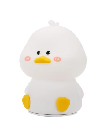 Nimbo Нощна лампа Silicone Little duck, PAT, 4-whites, USB, timer /бяла/