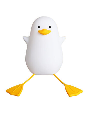 Nimbo Нощна лампа Silicone Long-legged duckling, PAT, 3-whites, USB, timer /бяла/