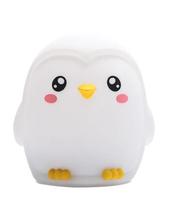 Nimbo Нощна лампа Silicone Penguin, PAT, 3-whites, USB /бяла/