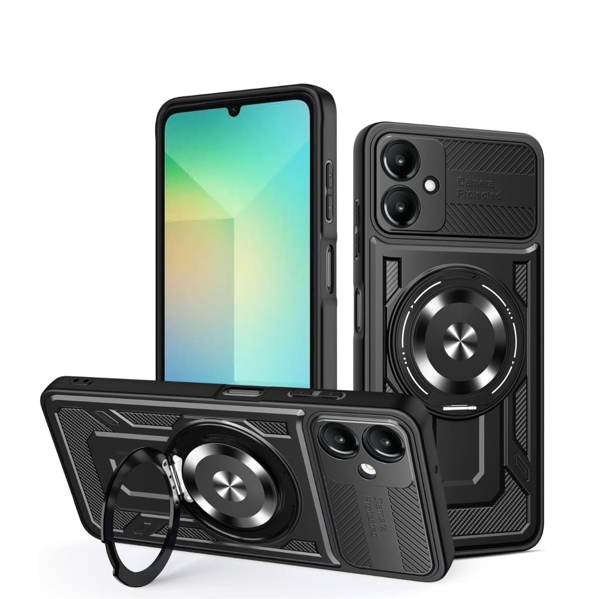 Калъф ARMOR MagRing Xiaomi RedMi Note 14 4G /черен/