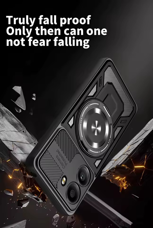 Калъф ARMOR MagRing Xiaomi RedMi Note 14 5G /черен/