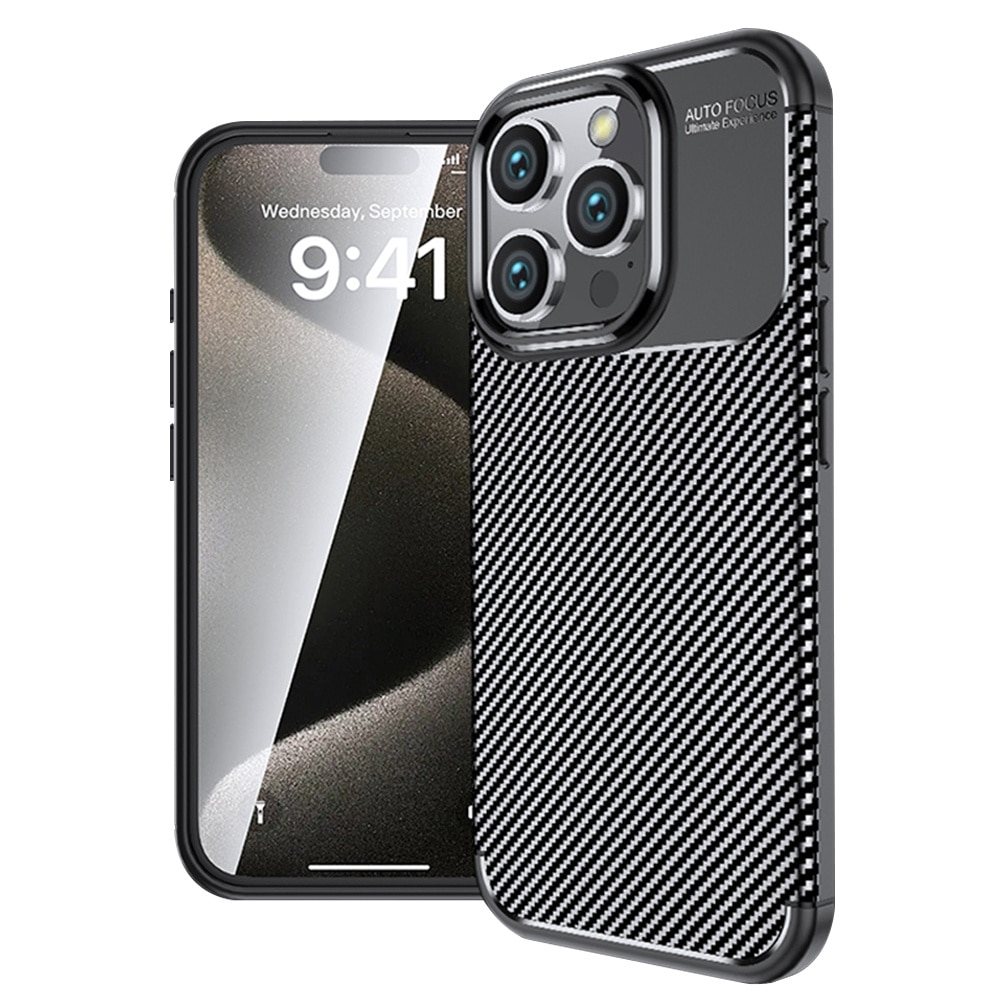 Калъф Business CARBON Xiaomi RedMi 15 5G /черен/