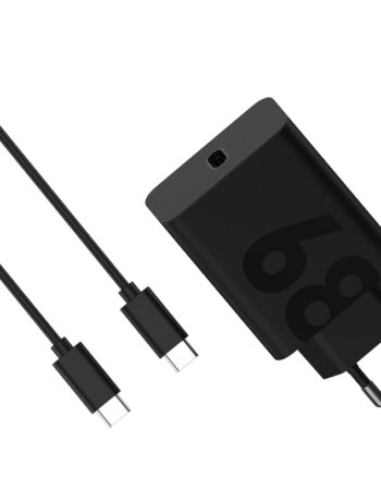 Motorola 220V 68W, USB-C, TurboPower GaN + кабел C-C, /черен/