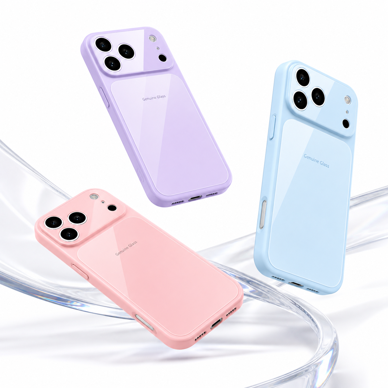 Калъф GENUINE-Glass MagSafe Apple iPhone 16 Pro Max /бял/ - Image 6