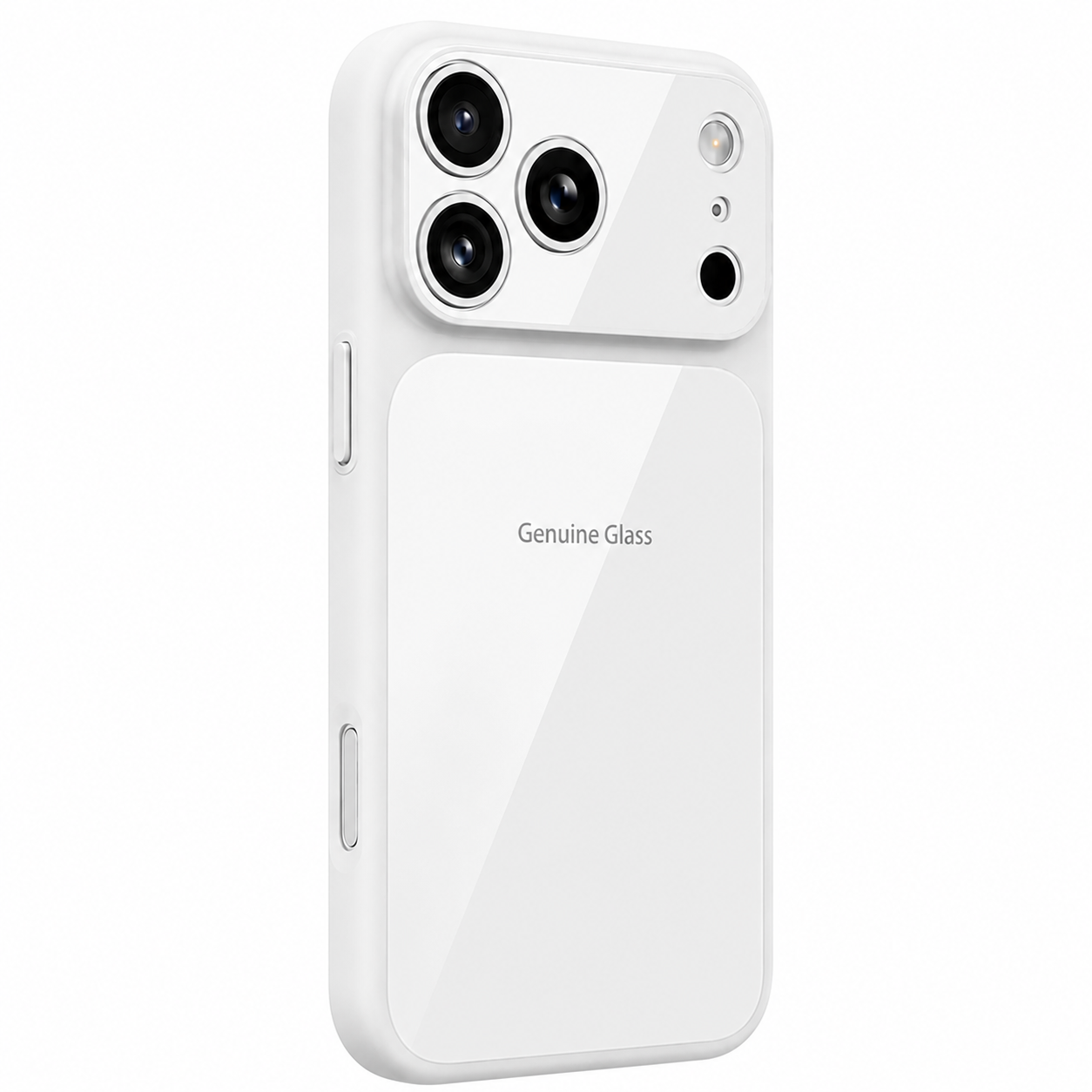 Калъф GENUINE-Glass MagSafe Apple iPhone 16 Pro Max /бял/