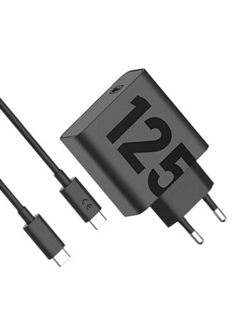 Motorola 220V 125W, 2C, TurboPower Duo MCD-1252 + кабел C-C, /черен/