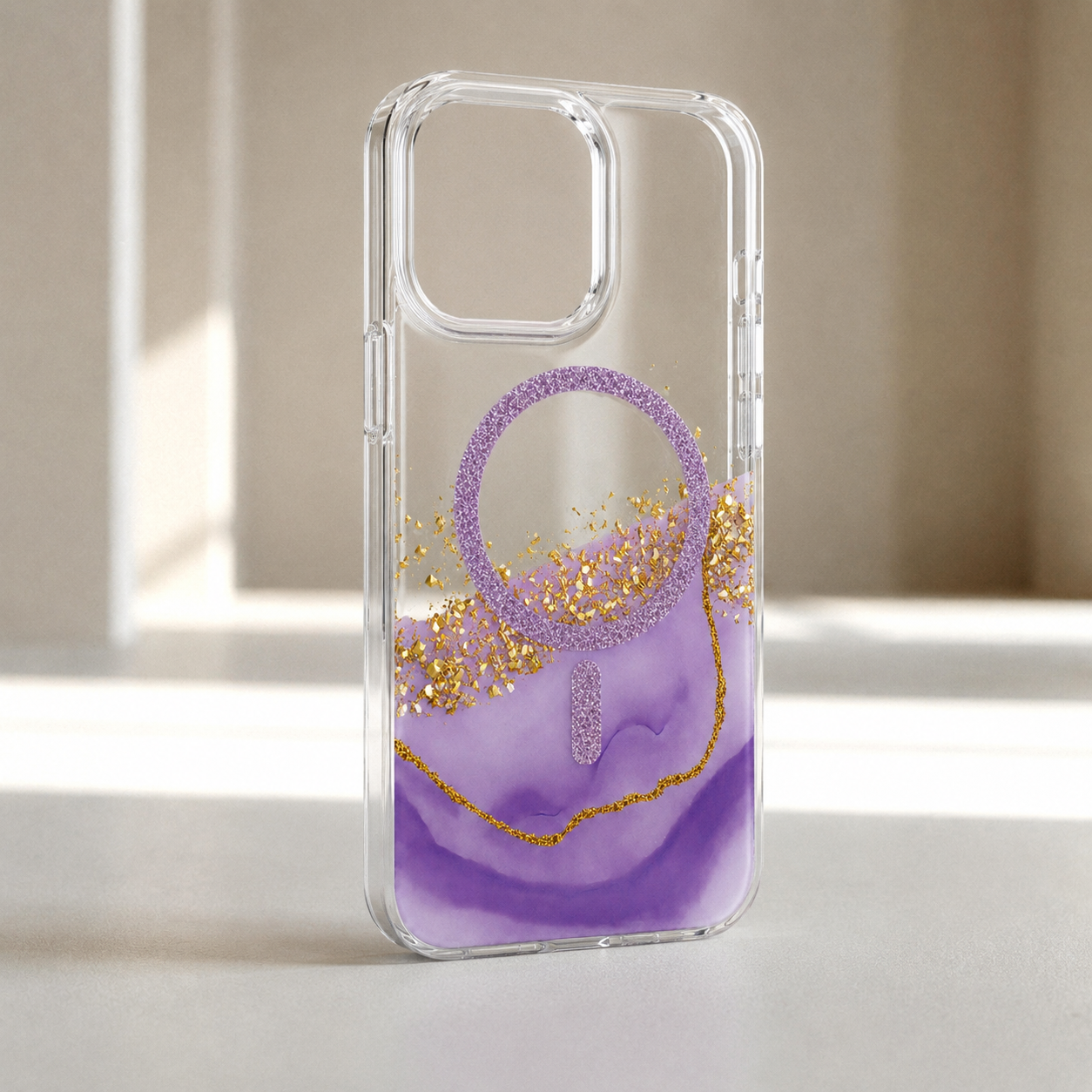 Калъф KARAT MagSafe Apple iPhone 16 Pro Max /purpurite marble/ - Image 2