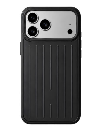 Калъф Suitcase Stripe Apple iPhone 16 Pro Max /черен/