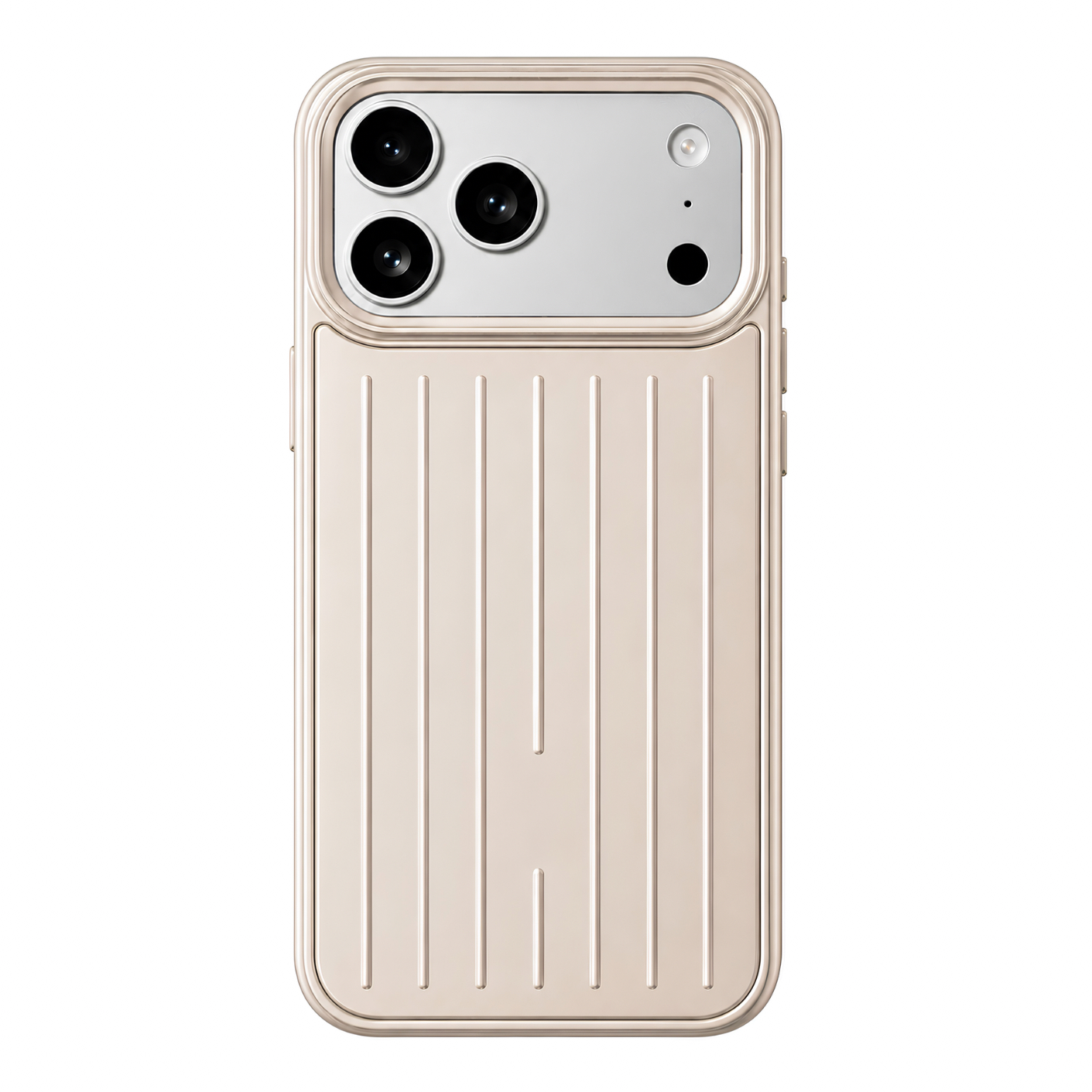 Калъф Suitcase Stripe Apple iPhone 16 Pro Max /златен/