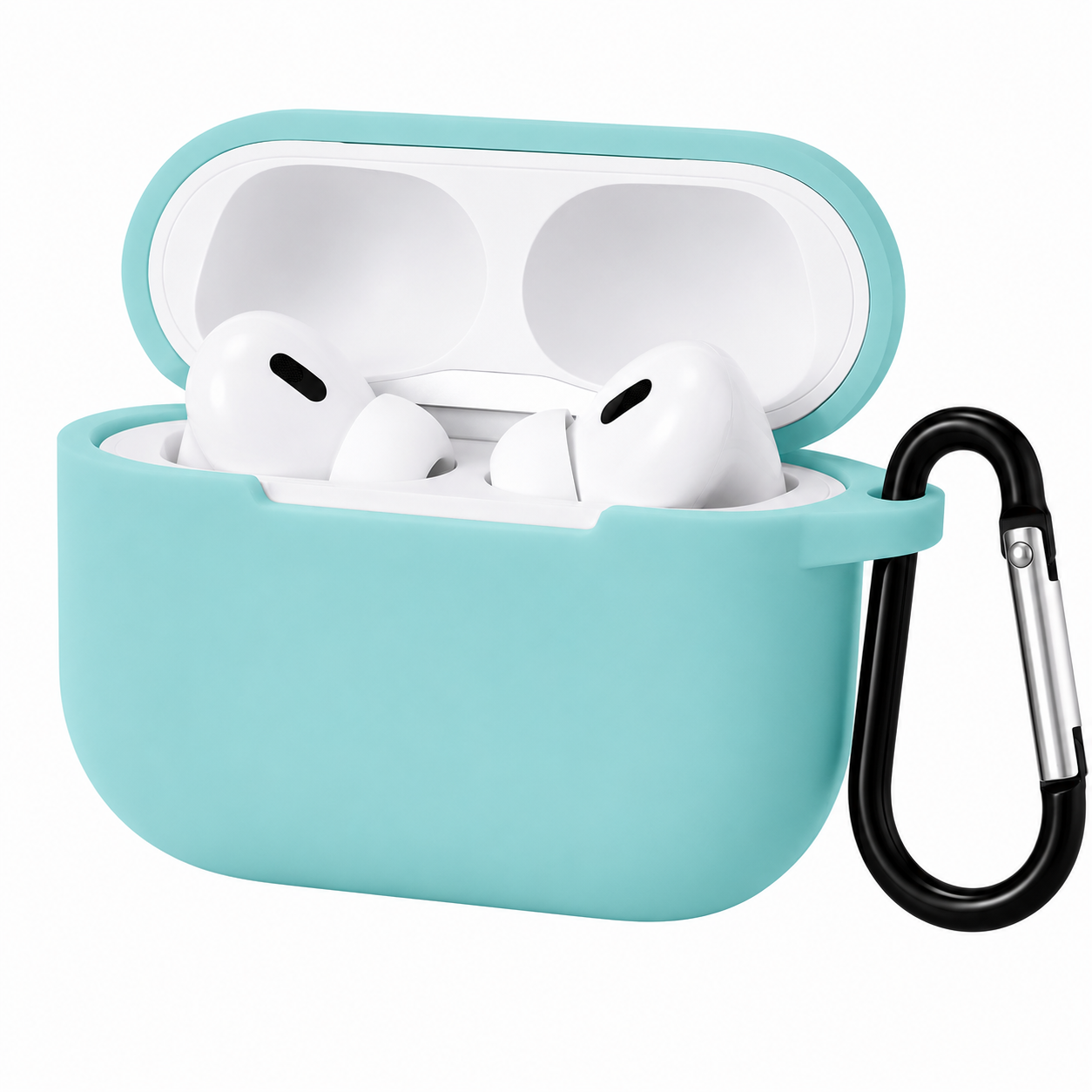 Силиконов калъф за AirPods 4 /светлосин/