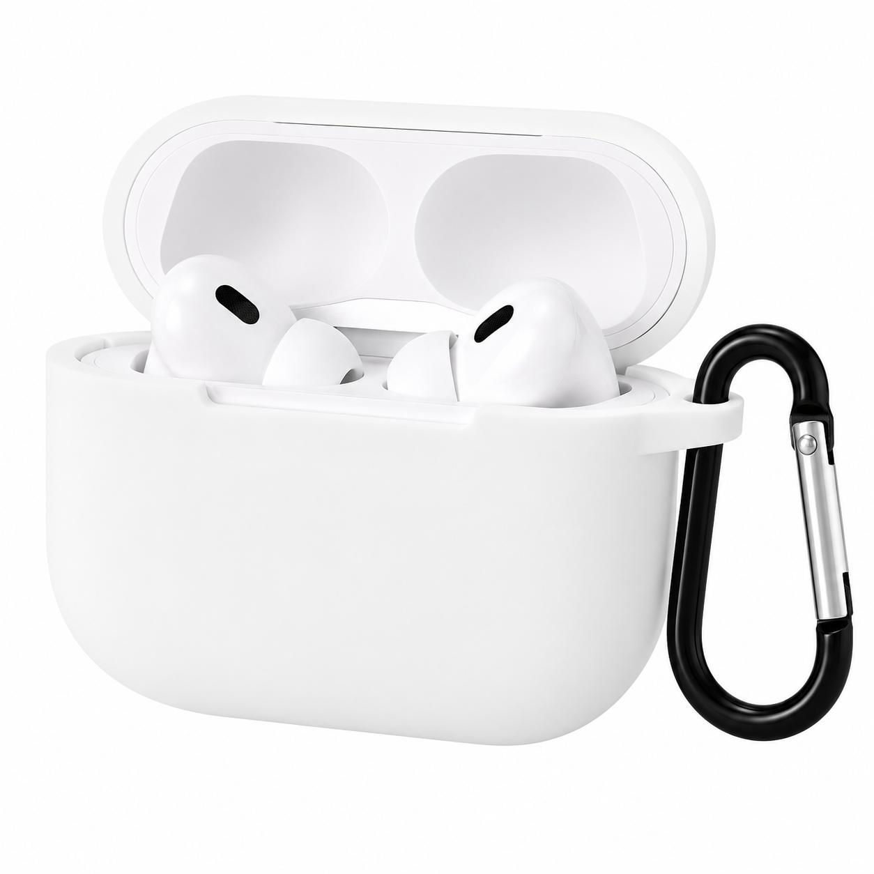 Силиконов калъф за AirPods 4 /бял/