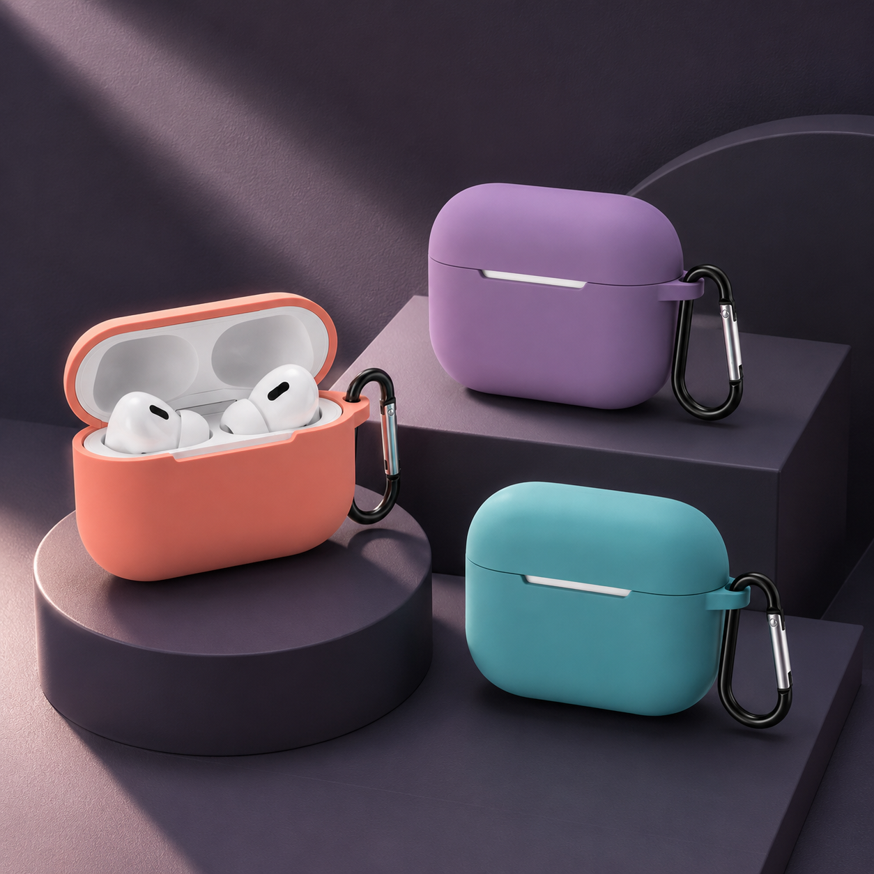 Силиконов калъф за AirPods Pro 3 /черен/