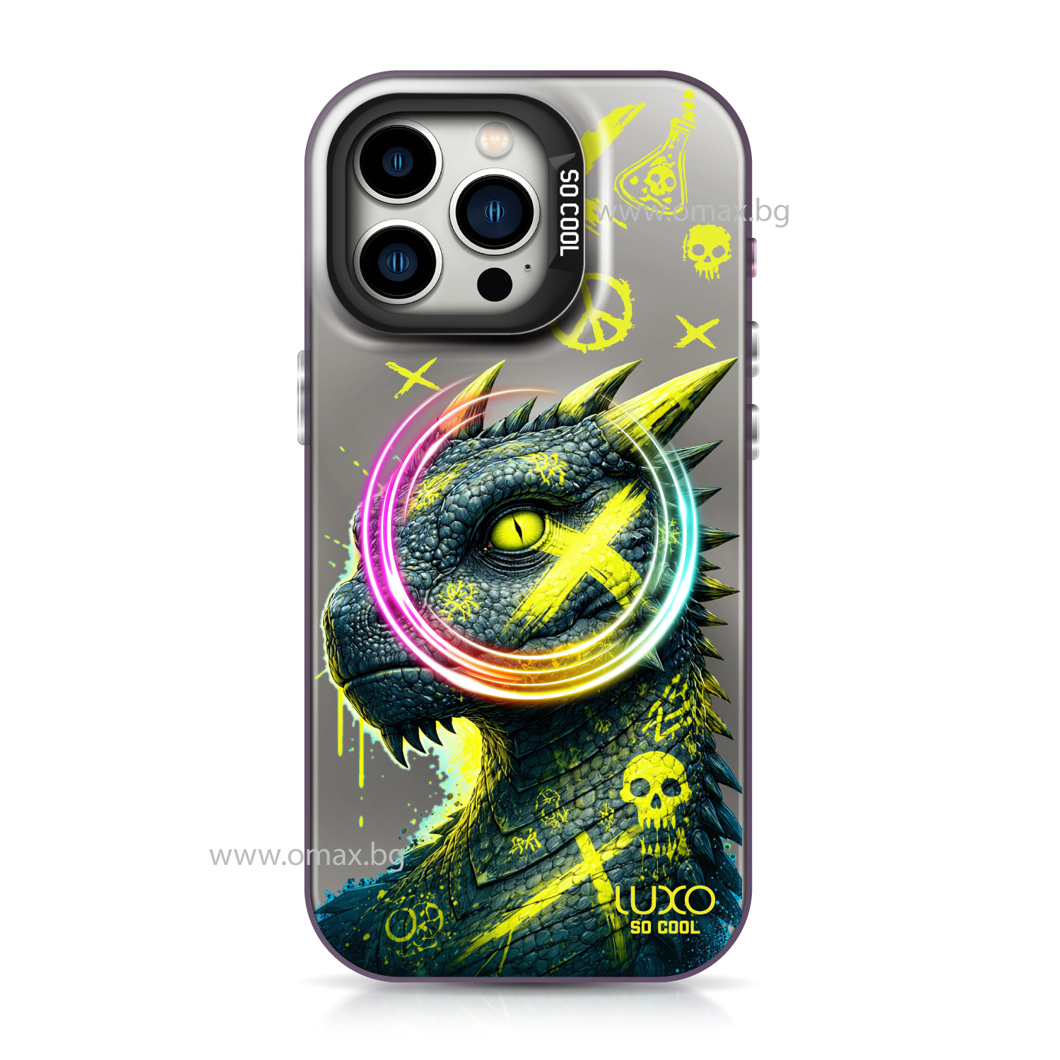 Калъф LUXO So CooL ArcadiA MagSafe Apple iPhone 17 Pro /Динозавър/