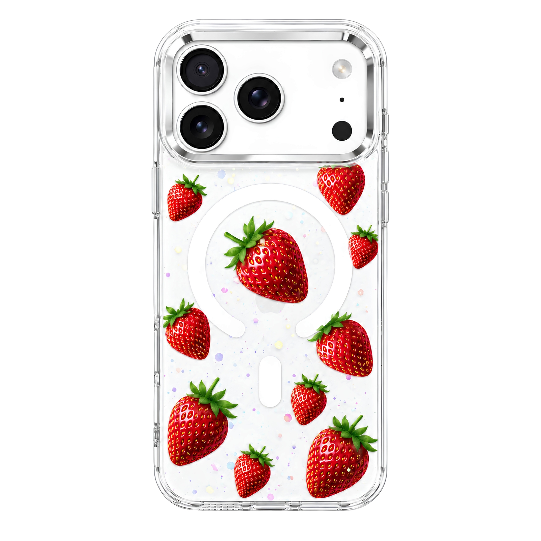 Калъф Tutti-Frutti MagSafe Apple iPhone 16 Pro Max /strawberry/
