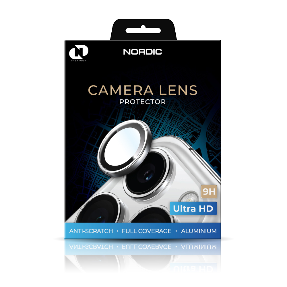 Metal Camera Lens Apple iPhone 18 Pro/ 18 Pro Max /сребристи/ NORDIC