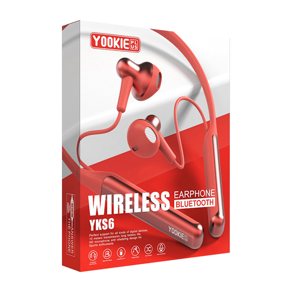 Yookie HF Bluetooth Neck, SPORT /червени/ - YKS6