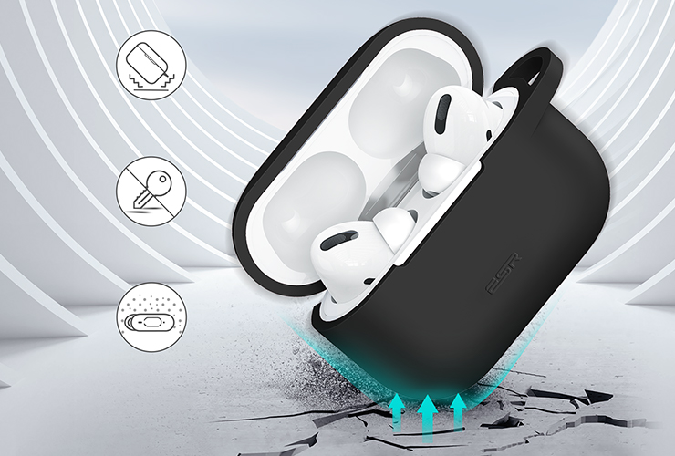 Калъф за слушалки ESR Bounce Carrying AirPods Pro /бял/