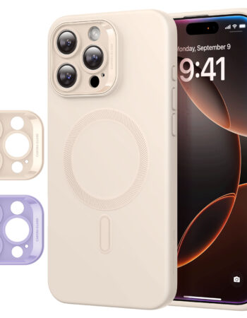 ESR Калъф + Camera grids SET Cloud Soft iPhone 16 Pro Max, MagSafe /телесен/ Amazon Pack