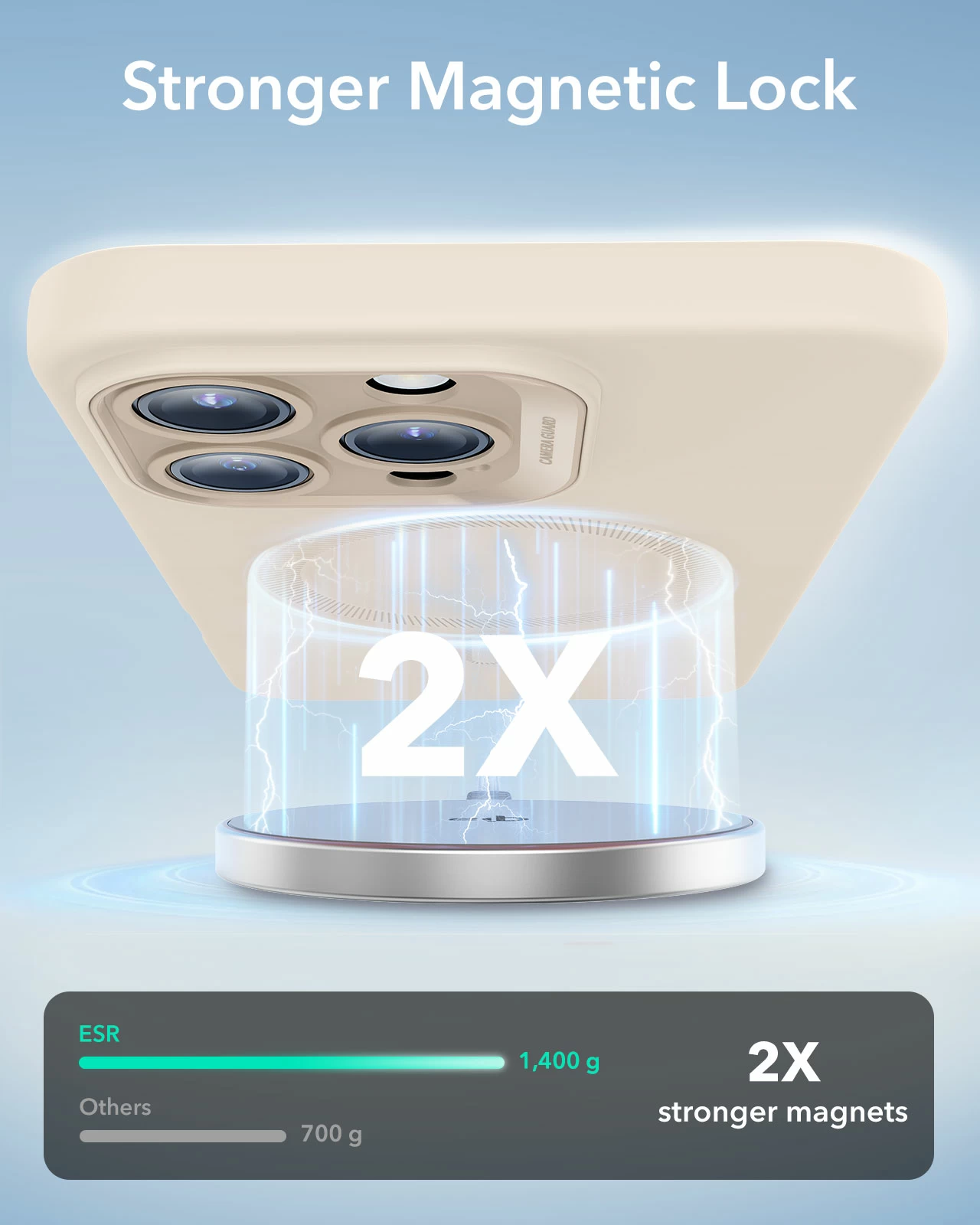 ESR Калъф + Camera grids SET Cloud Soft iPhone 16 Pro, MagSafe /розов/ Amazon Pack