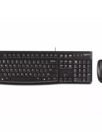 Logitech Кабелна клавиатура + кабелна мишка MK120 /черен/ - 920-002562