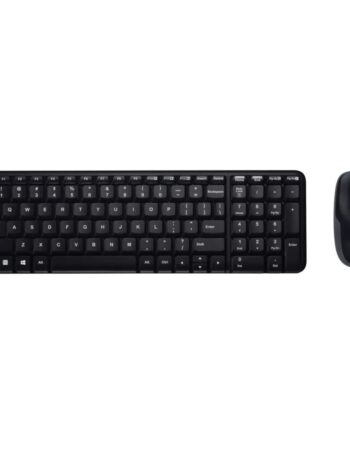 Logitech Безжична клавиатура + мишка MK220 /черен/ - 920-003161