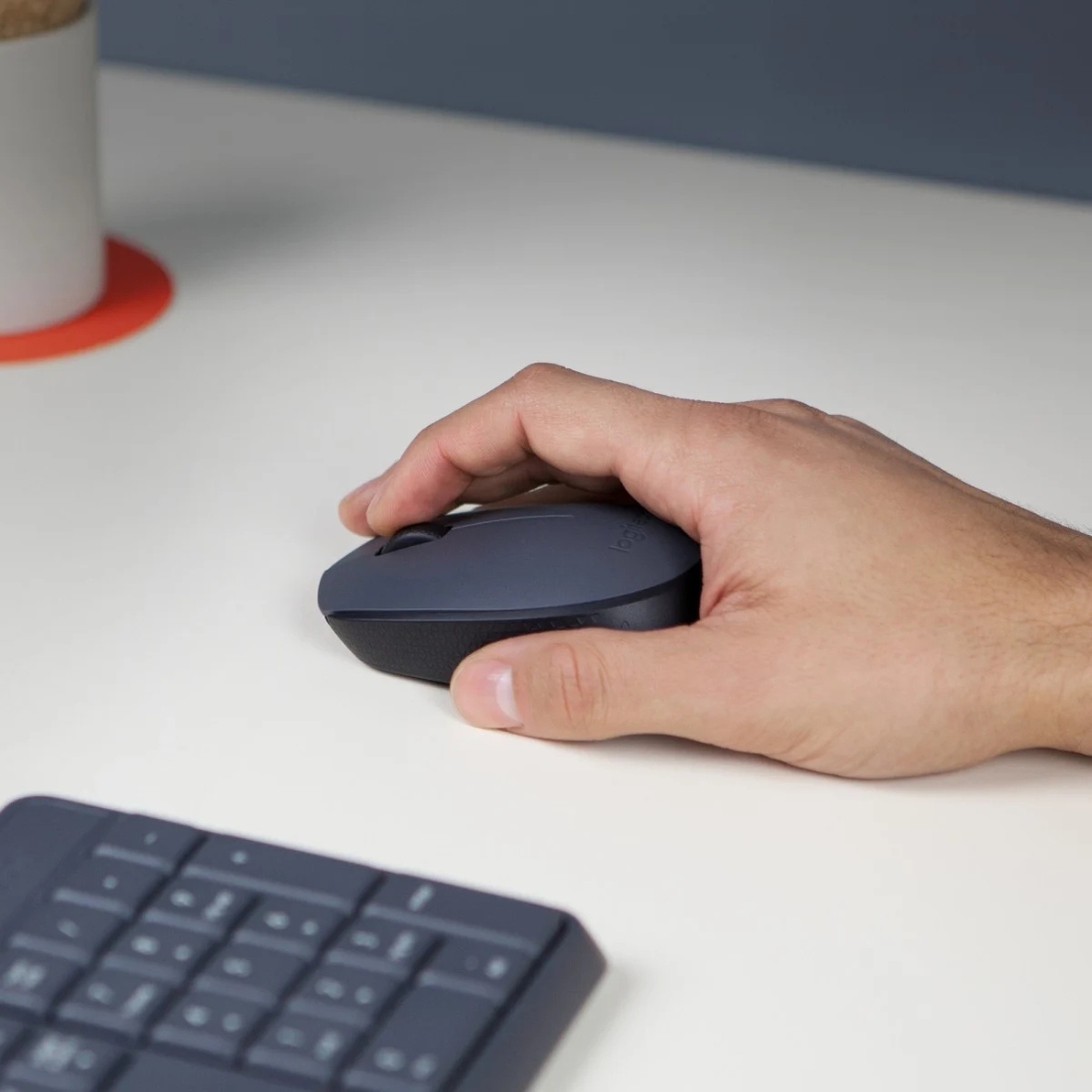 Logitech Безжична мишка M170 /сив/ - 910-004642