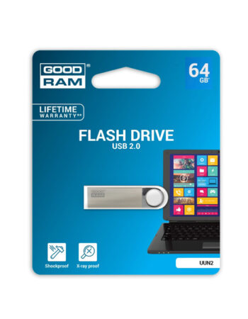 GOODRAM Flash Drive UUN2 64GB, USB 2 /сребро/