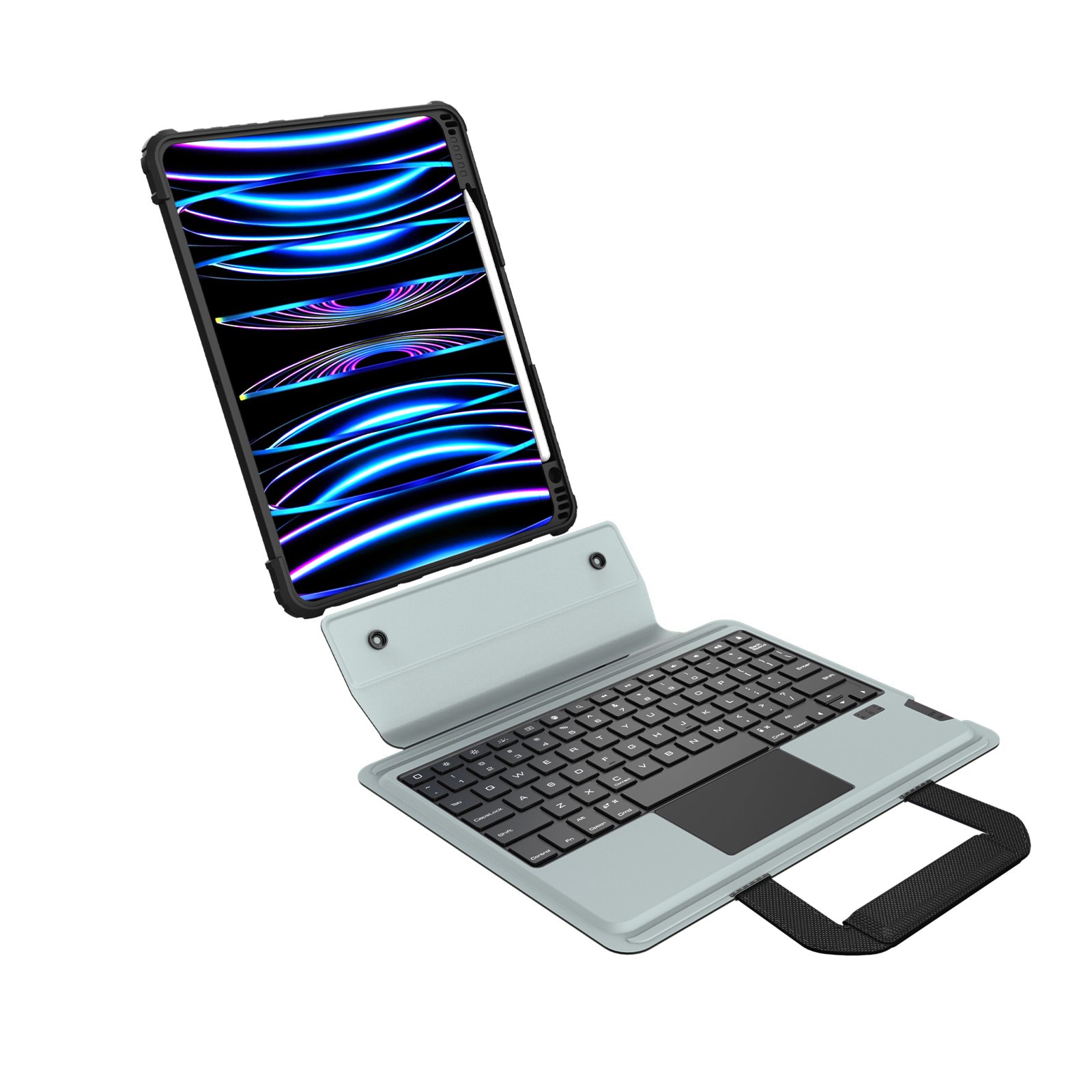 NILLKIN Калъф за Таблет с клавиатура Bumper GO iPad Pro 12.9 2020/2021/2022/ Air 13 2024/2025, Backlit Version /черен/