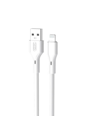 XO Кабел USB-A - Lightning, 1м, 2.4A, NB230 /бял/