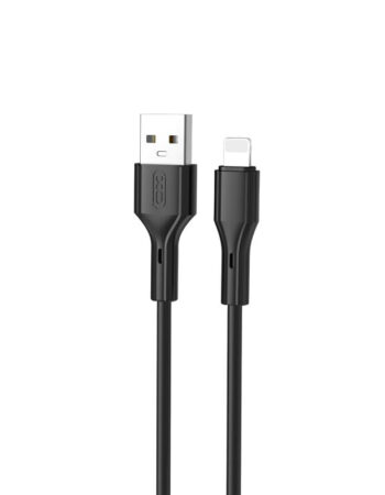 XO Кабел USB-A - Lightning, 1м, 2.4A, NB230 /черен/