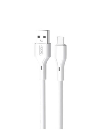 XO Кабел USB-A - Type-C, 1м, 2.4A, NB230 /бял/