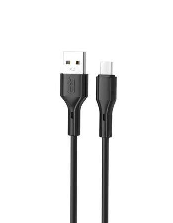 XO Кабел USB-A - Type-C, 1м, 2.4A, NB230 /черен/