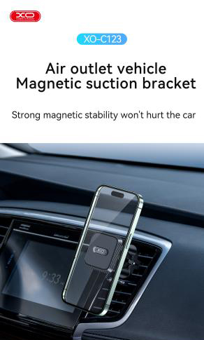 XO Холдер за прикрепяне, Magnetic /черен/ - C123 - Image 4