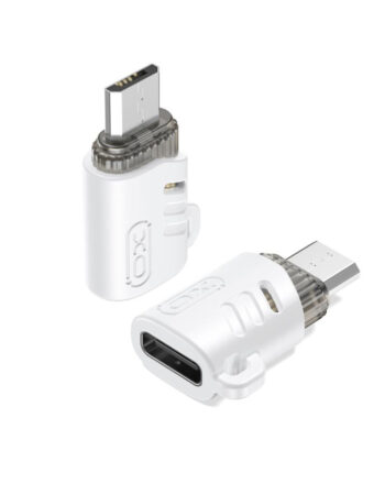 XO Преходник/адаптер Micro USB - USB-C, Mini, NB256H /бял/