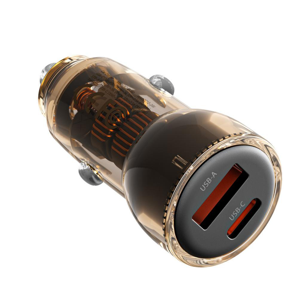 XO 12V 60W, USB-A + USB-C, черен - CC60 - Image 4