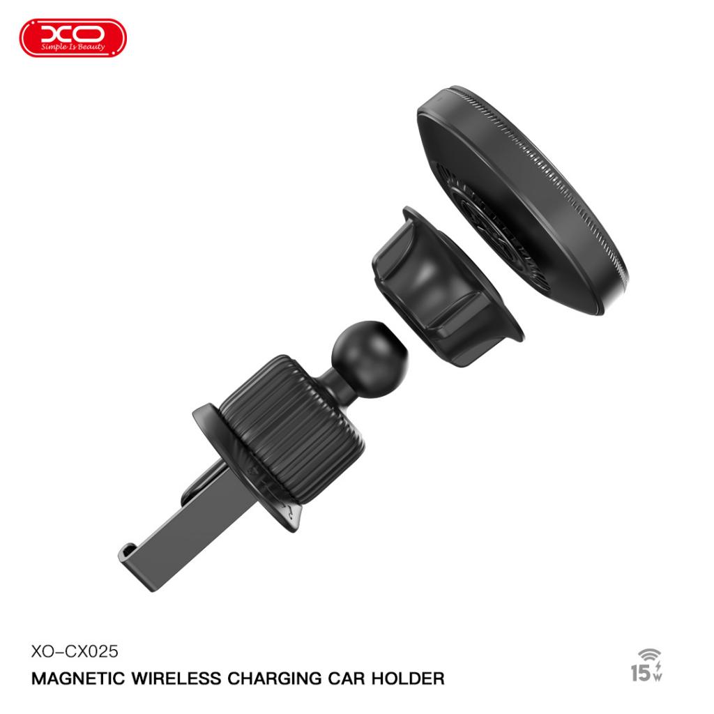 XO Холдер 15W Wireless за прикрепяне /черен/ - CX025 - Image 4