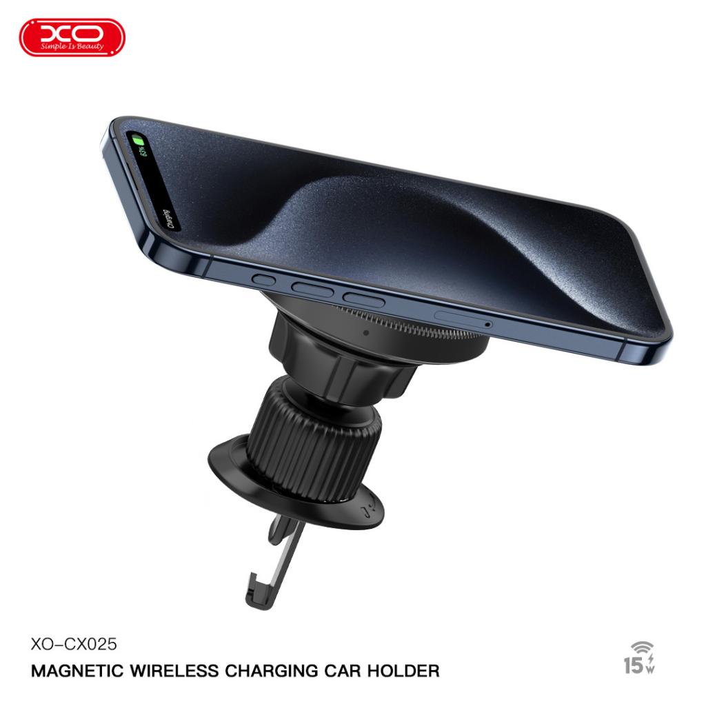 XO Холдер 15W Wireless за прикрепяне /черен/ - CX025 - Image 5