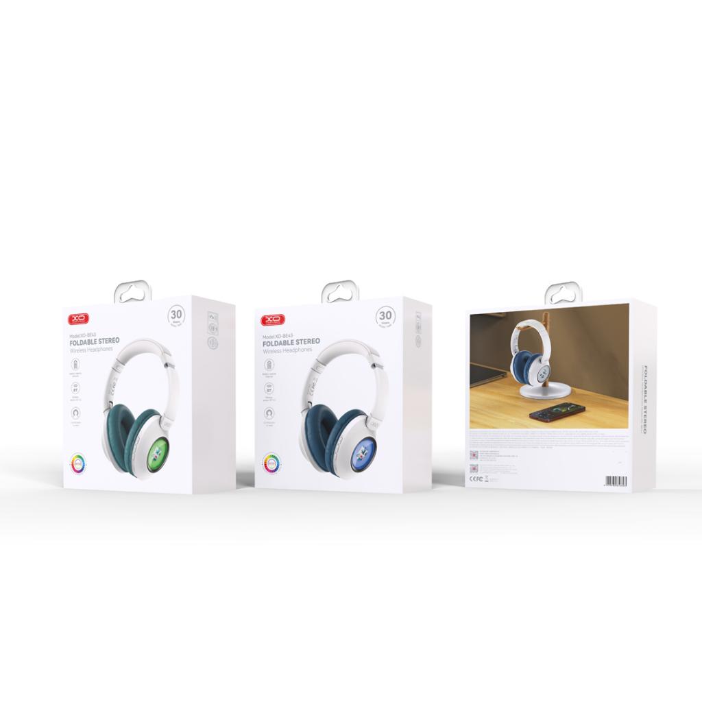 XO HF Bluetooth Overear, Lion /сини/ - BE43