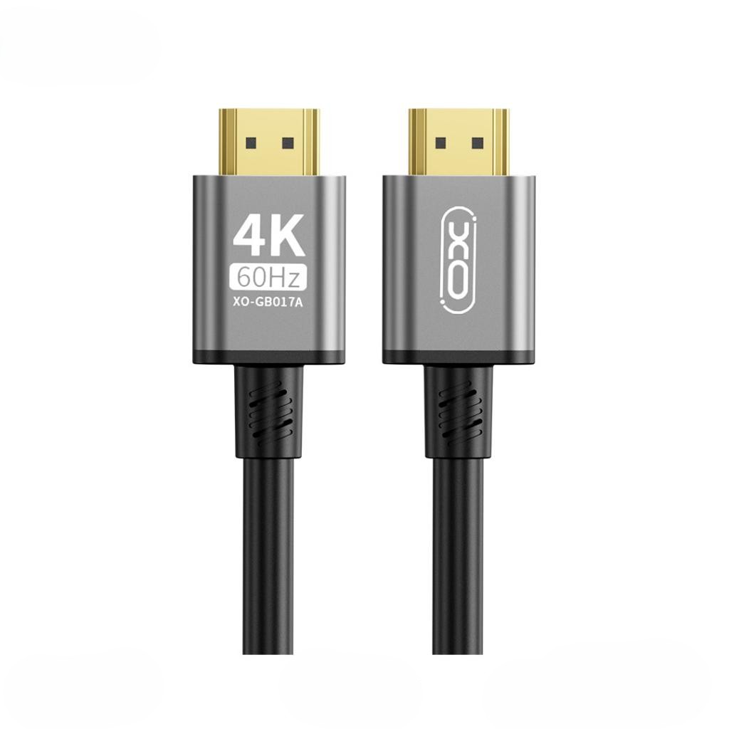XO Кабел HDMI - HDMI 4K,3м, черен - GB017A