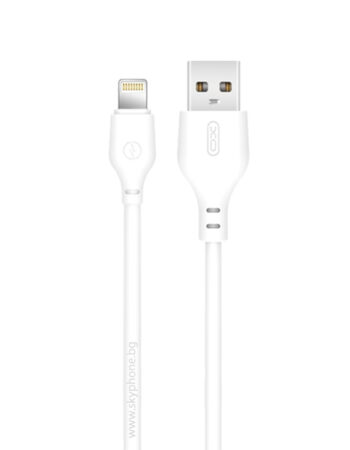 XO Кабел USB-A - Lightning, 2м, 2.1A, NB103 /бял/