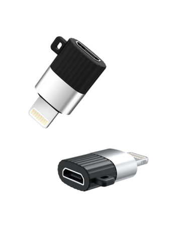 XO Преходник от Lightning към Micro USB /черен/ - NB149-B