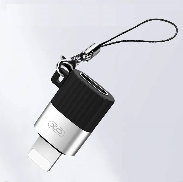 XO Преходник от Lightning към Micro USB /черен/ - NB149-B - Image 3