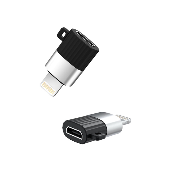 XO Преходник от Lightning към Micro USB /черен/ - NB149-B