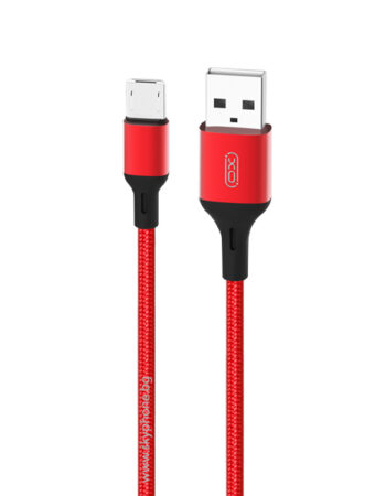XO Кабел USB-A - Micro USB, 2м, 2A, NB143 /червен/