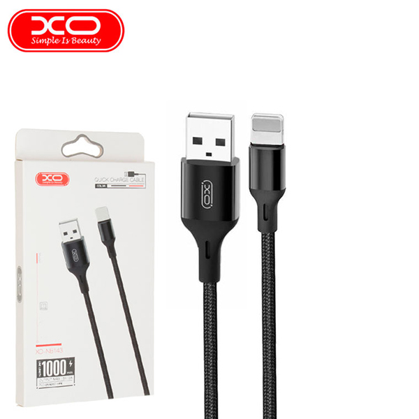 XO Кабел USB-A - Lightning, 2м, 2A, NB143 /червен/ - Image 2
