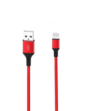 XO Кабел USB-A - Lightning, 2м, 2A, NB143 /червен/