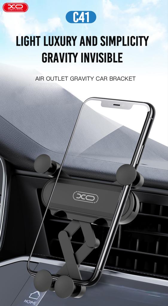 XO Холдер за прикрепяне, Gravity /черен/ - C41 - Image 4